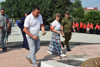 Торжественно - траурный митинг в День памяти и скорби "Память, завещанная потомкам"